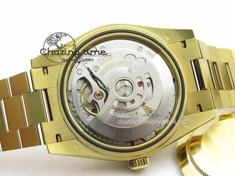 MiroTime 0427 Cozy Day-Date 40mm 228238 YG Noob 1:1 Best Edition Silver Dial On YG President Bracelet A 3710